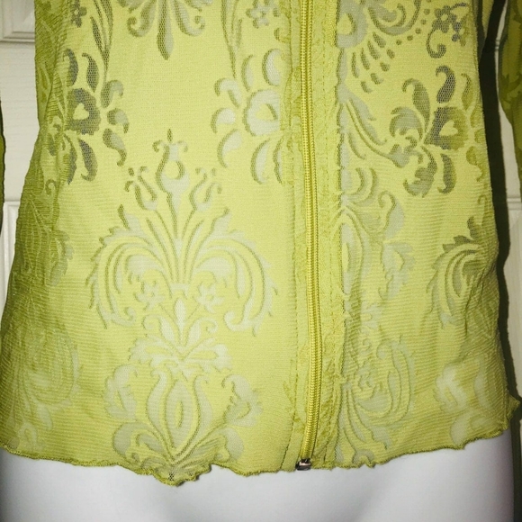 Vine Street SHEER LACE HOODED Jacket Sm - Picture 4 of 6